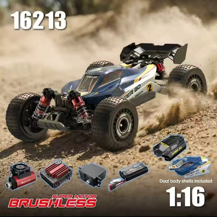 1/16 HyperGo 4WD Brushless RC Buggy