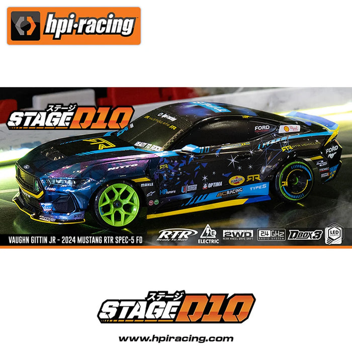 1/10 Stage-D10 Ford Mustang GT S650 VGJR RC RTR