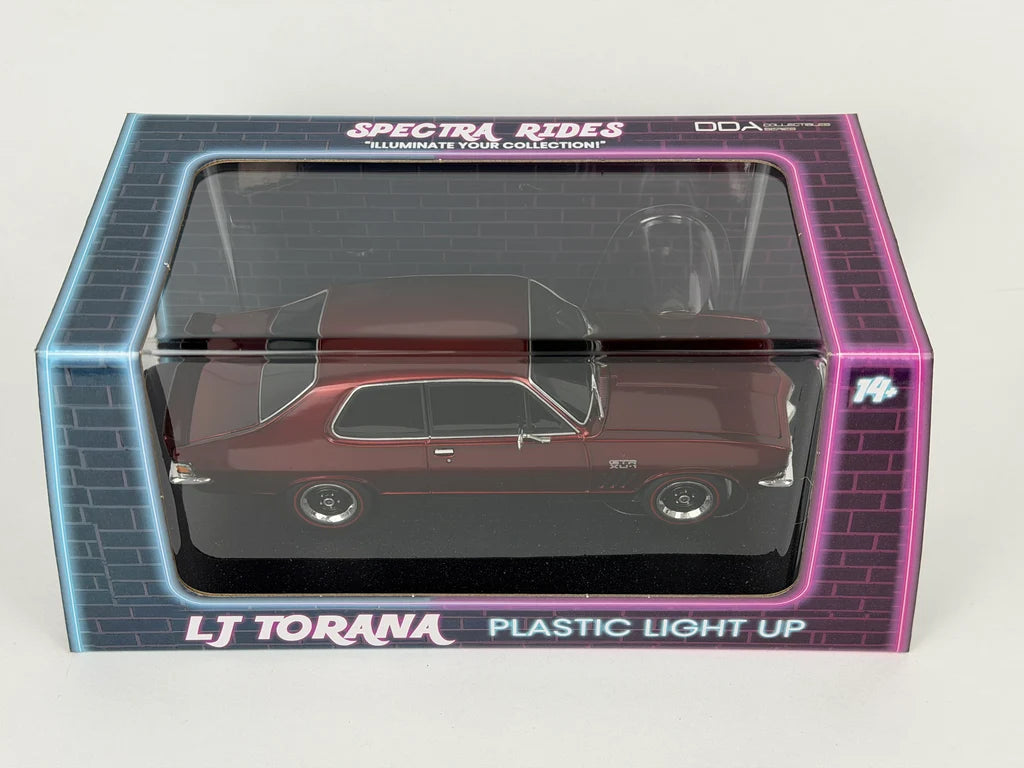 1/24 Holden Torana LJ Dark Red Light Up