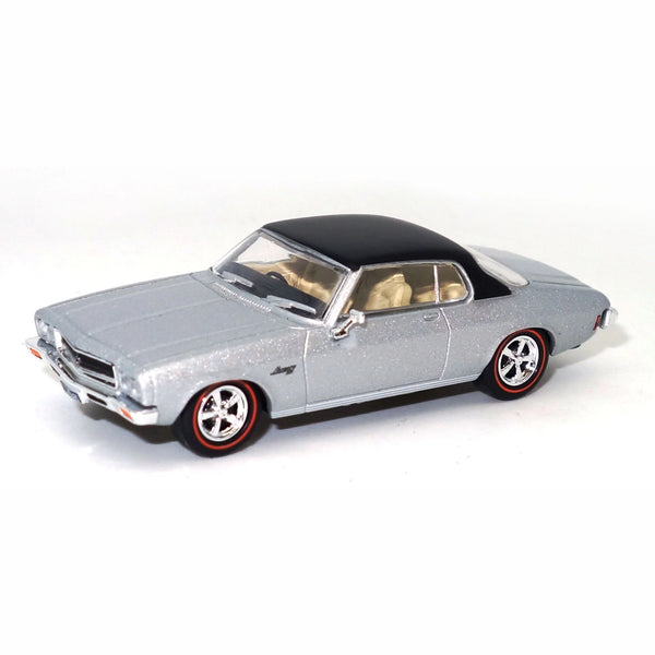 1/64 1973 Monaro HQ LS 2 Door Silver/Black