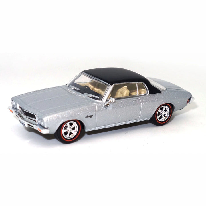 1/64 1973 Monaro HQ LS 2 Door Silver/Black
