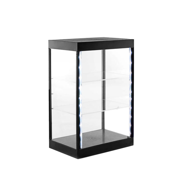 LED Display Case Black Large