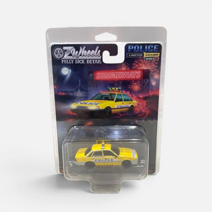 1/64 BT1 Police Holden VL Yellow/Silver