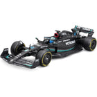 1/24 2023 F1 Mercedes-AMG W14 #63 with Russell Driver Figurine in WB