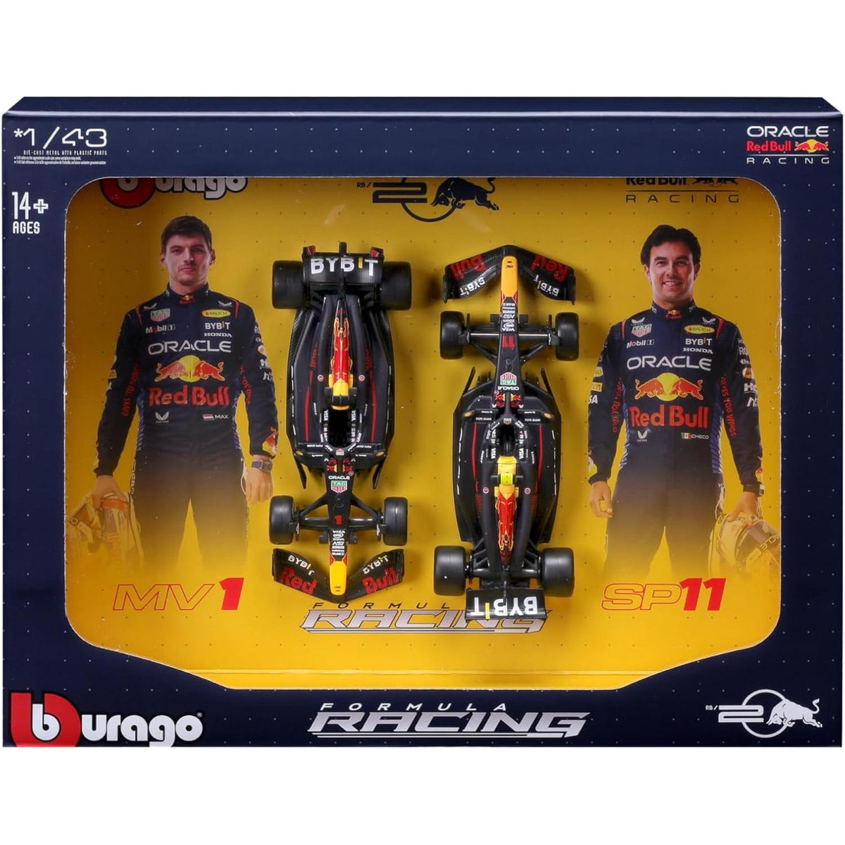 1/43 F1 Gift Set 2024 Red Bull Racing RB20 #1 & #11 2pcs