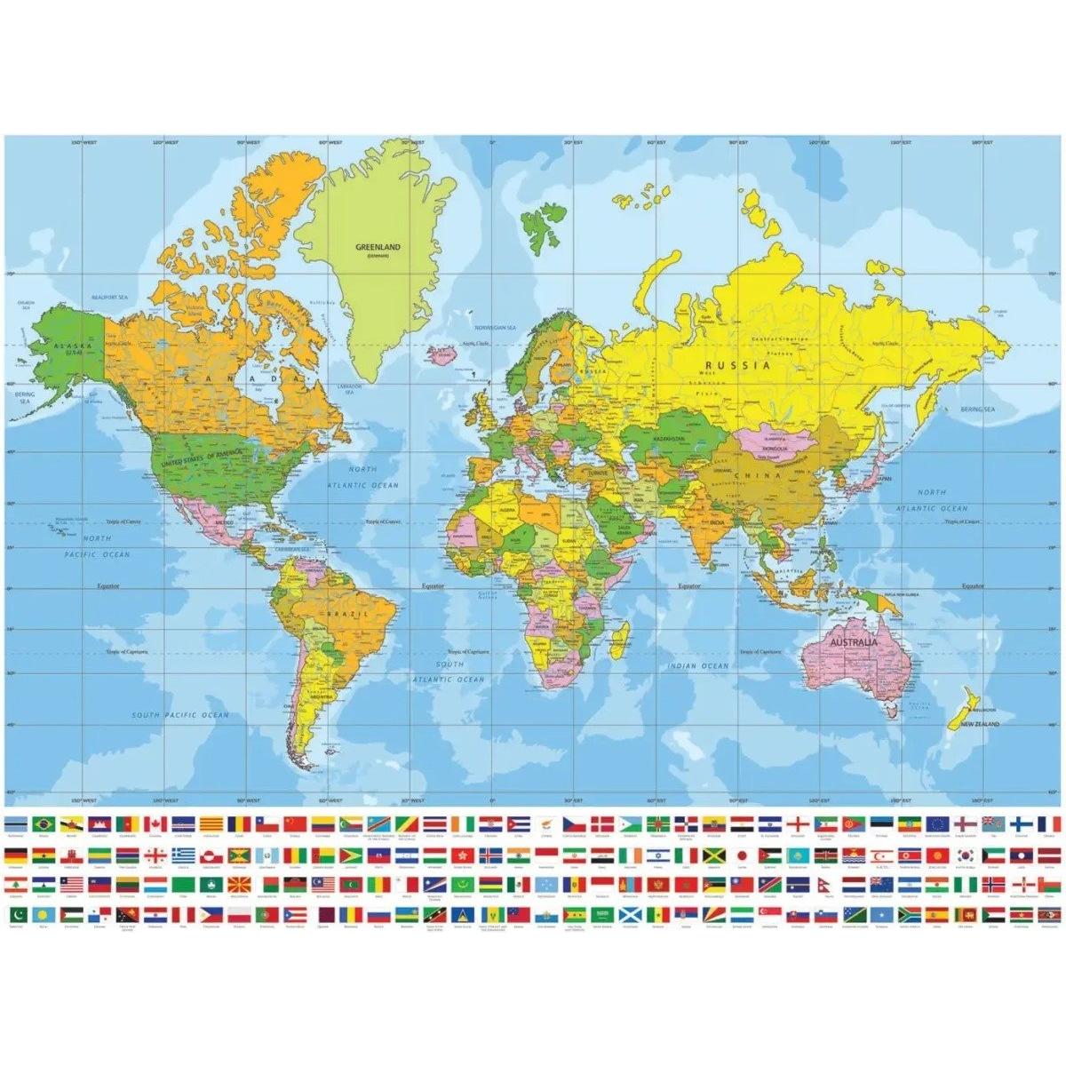 700pc XL World Map Puzzle