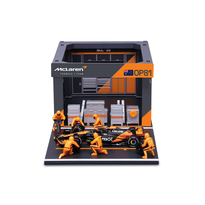 1/43 2024 F1 McLaren Pit Pass Diorama Playset #81 Piastri