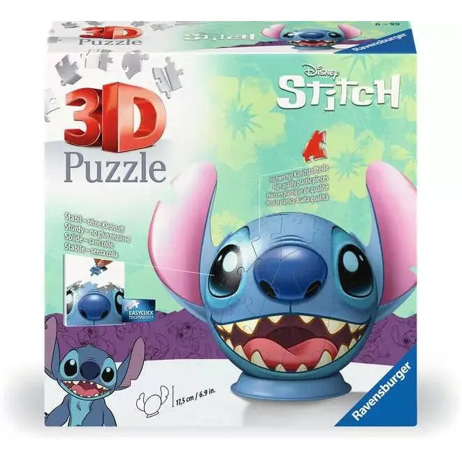 72pc 3D Puzzleball Disney Stitch with Ears