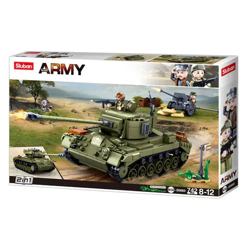 742pc WW2 M26E1 Pershing Medium Tank