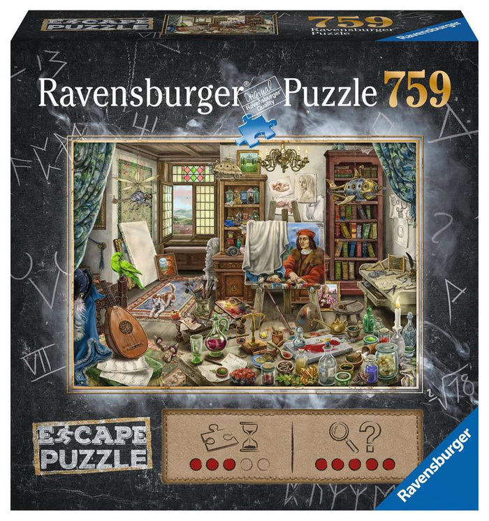 759pc WT Escape Puzzle: Artists Studio