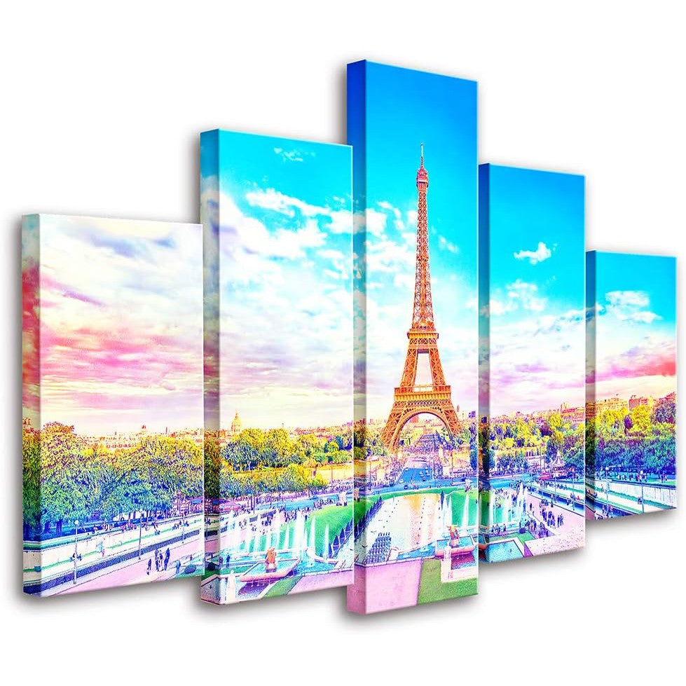 792pc Beautiful Paris Canvas Set Puzzle