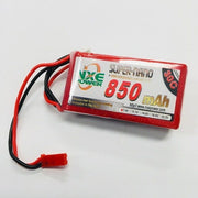 7.4v 850mah 30c Soft case w/JST