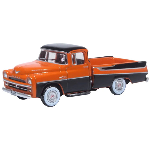 1/87 Dodge D100 Pick Up 1957 Omaha Orange and Jewel Black