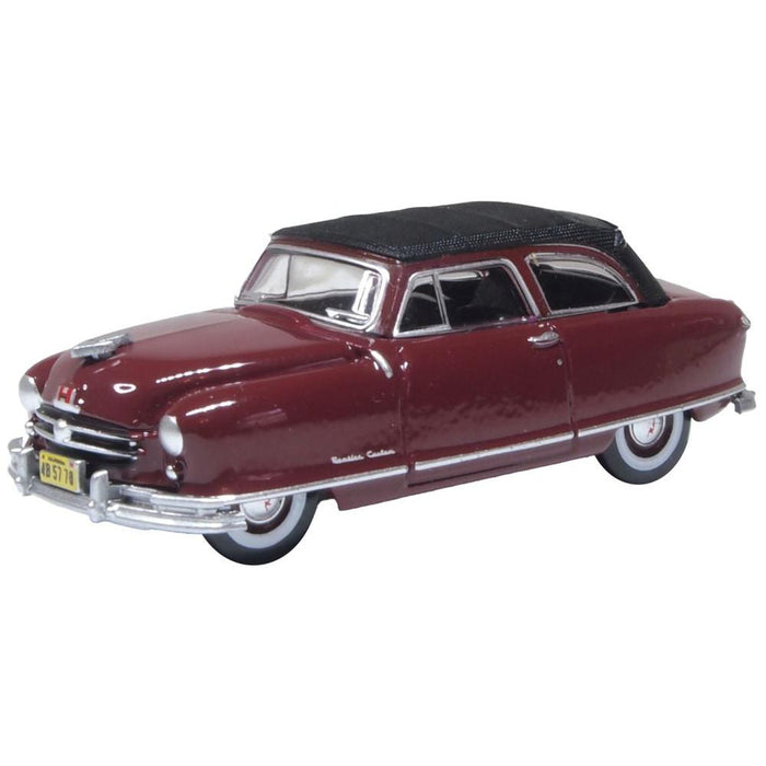 1/87 Nash Rambler Custom Landau Convertible Closed 1950 (Sunset Maroon)