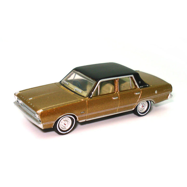 1/87 Road Ragers 1970 VG Valiant Regal - Citron Gold with Black Vinyl Roof