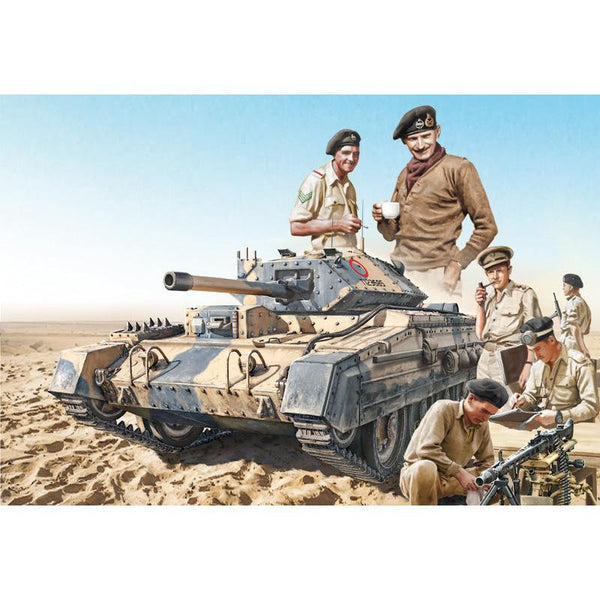 1/35 Crusader Mk. III with British Crew El Alamein 1942