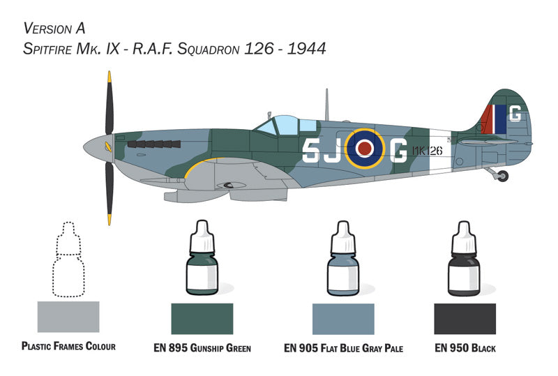 1/72 Spitfire Mk. IX Complete Set for Modeling