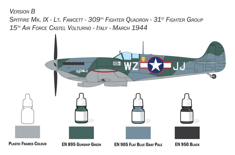 1/72 Spitfire Mk. IX Complete Set for Modeling