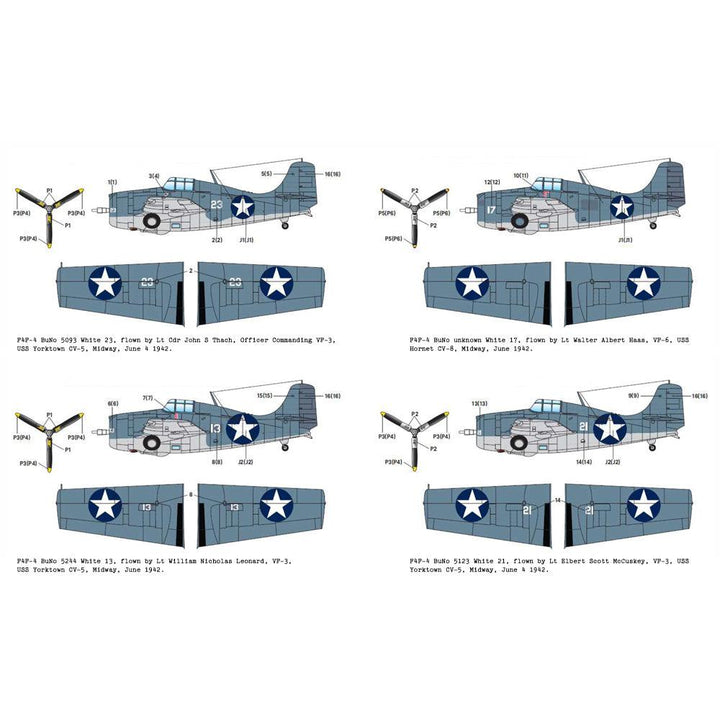 1/48 Grumman F4F-4 Wildcat "Battle of Midway"