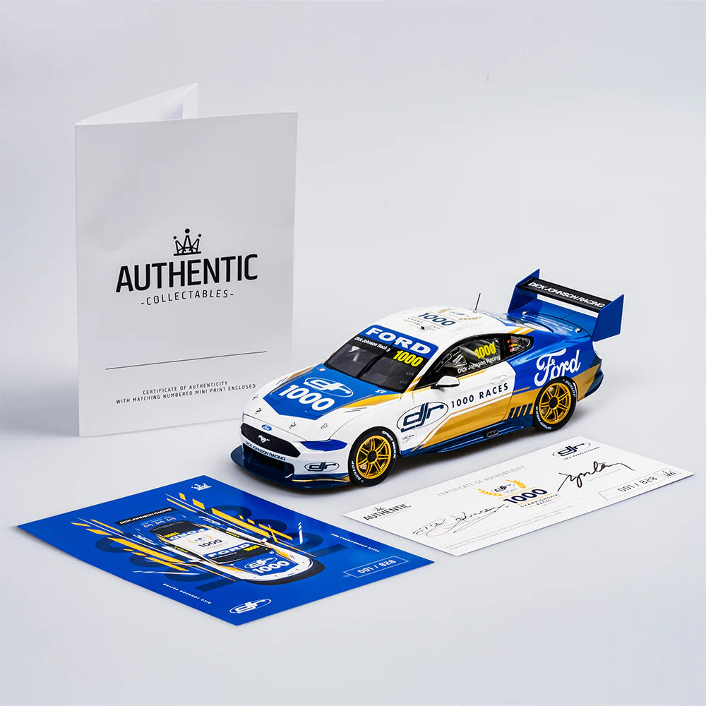 1/18 D. Johnson Ford GT1000 Livery Car with Free Collectible Medallion valued at $99.99