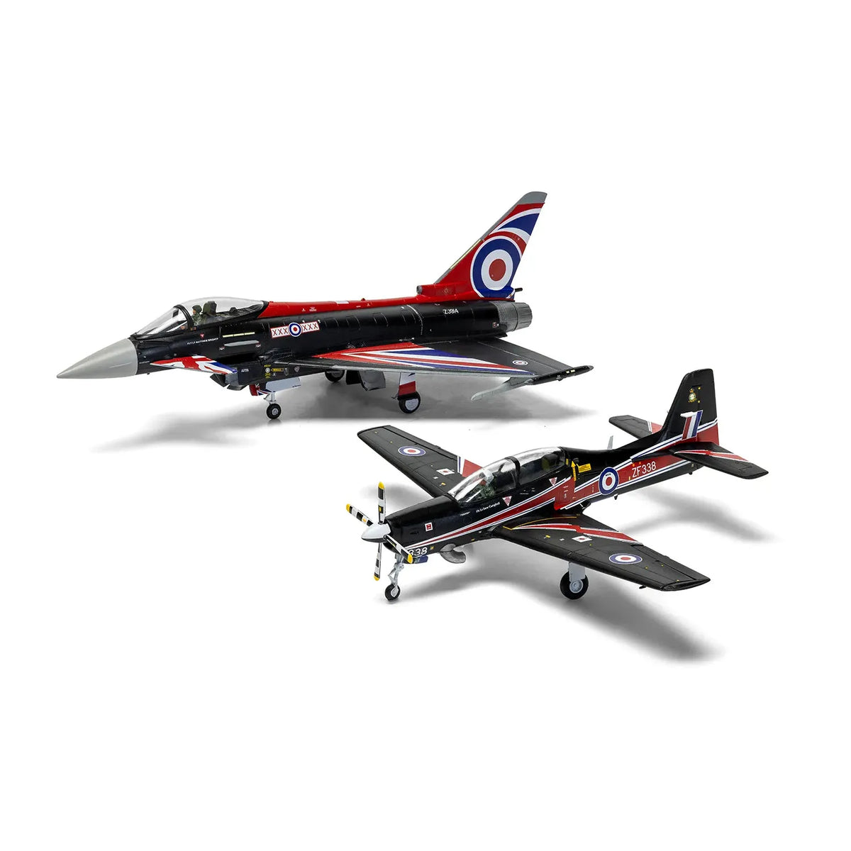 1/72 Eurofighter Typhoon FGR.4 Blackjack & Shorts Tucano T.1 Twin Pack