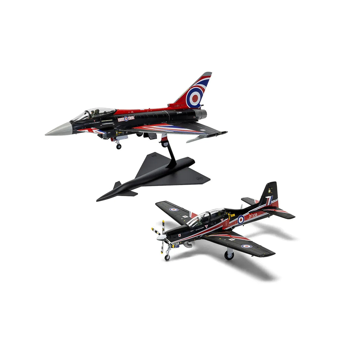 1/72 Eurofighter Typhoon FGR.4 Blackjack & Shorts Tucano T.1 Twin Pack