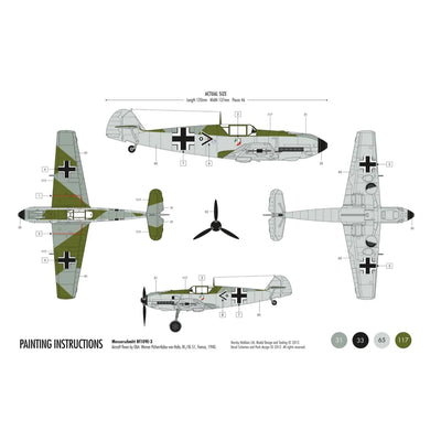 1/72 Messerschmitt Bf109E Starter Set