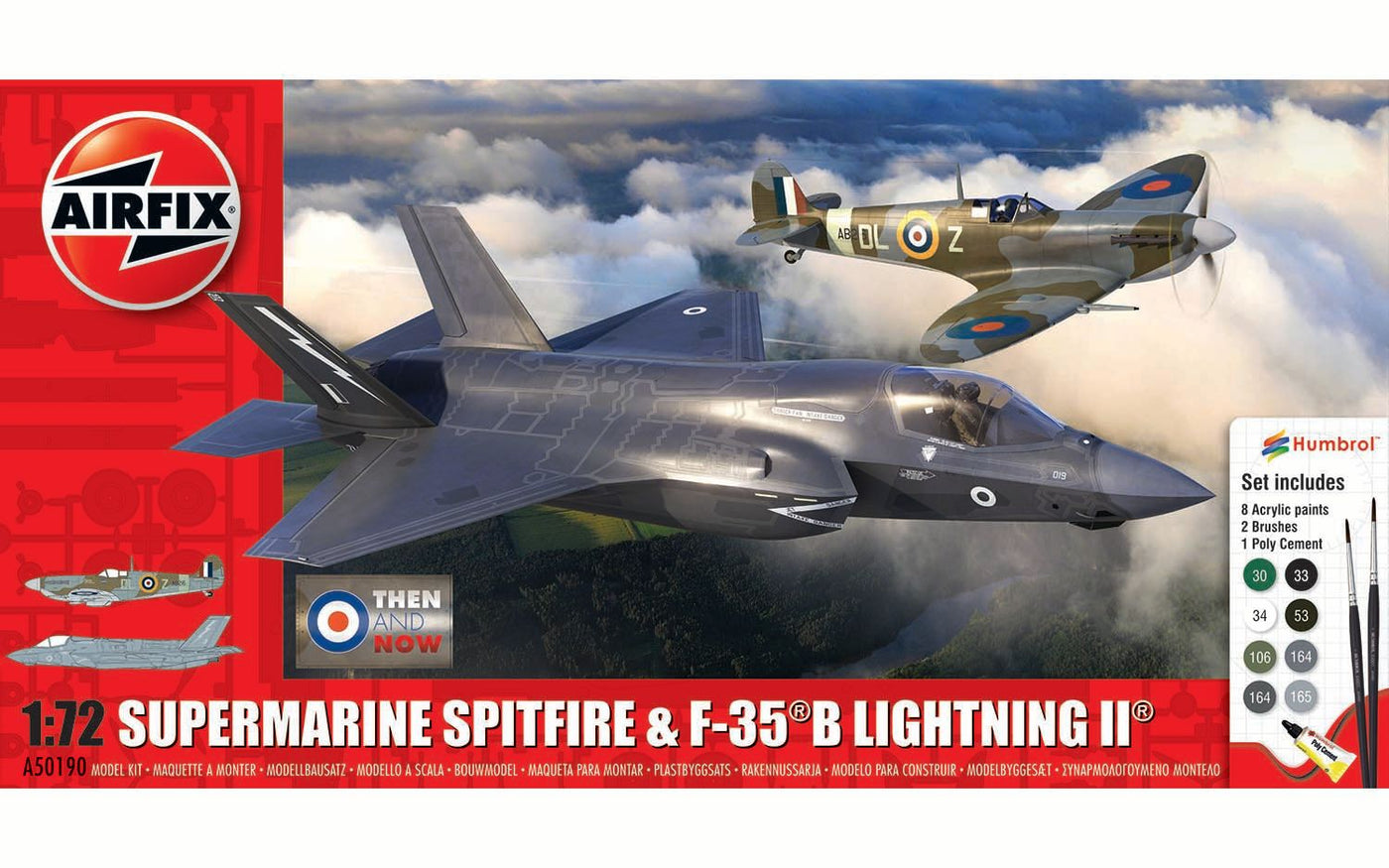 1/72 Then And Now Spitfire MK.VC & F-35B Lightning II