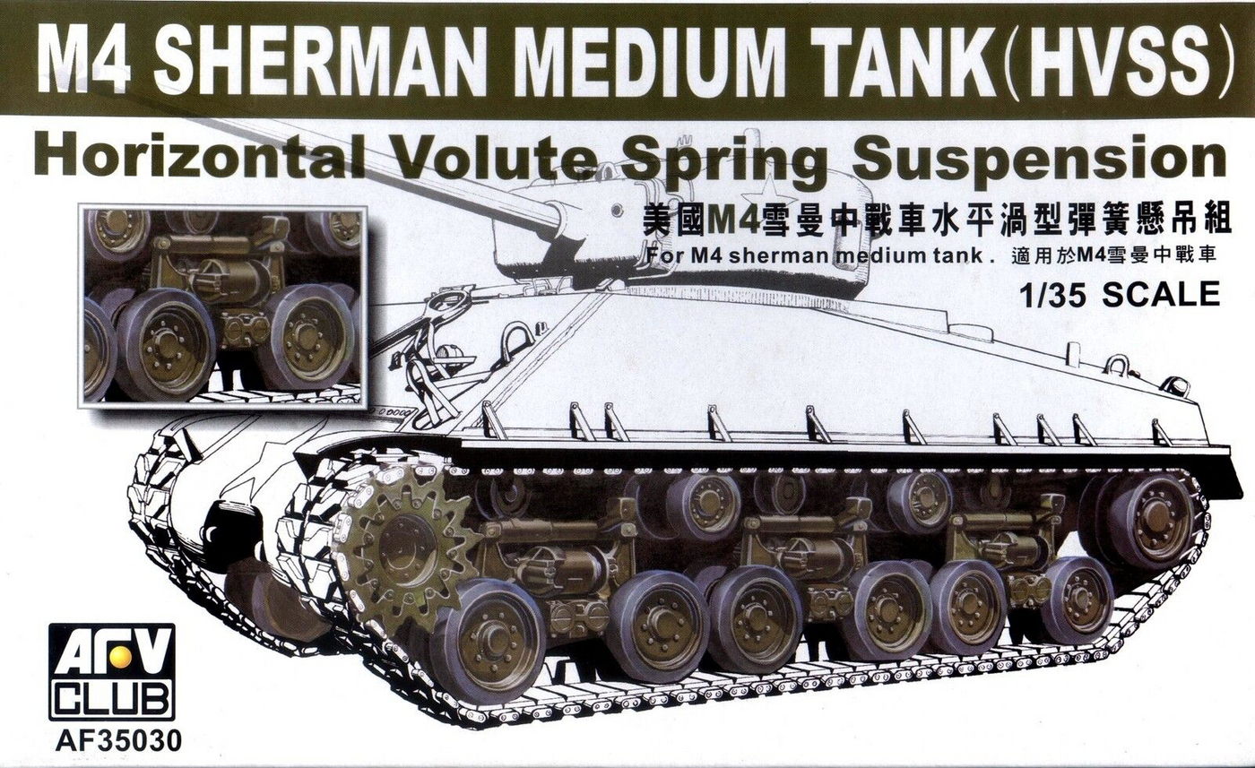 1/35 M4 Sherman HVSS Suspension Plastic Model Kit