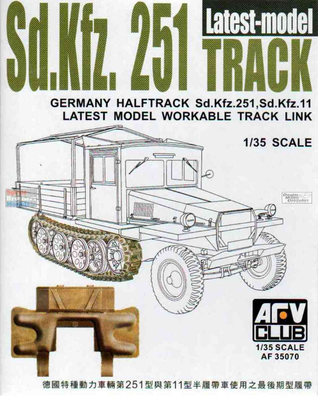 1/35 Sd.Kfz.251 & 11 Latest Model Track Link Conversion Kit