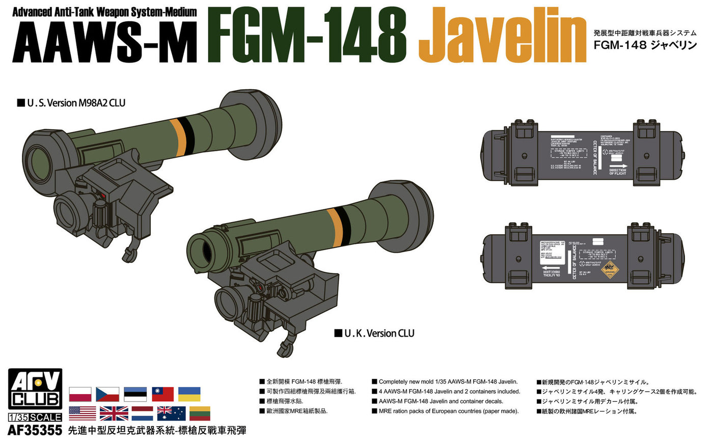 1/35 AAWS-M FGM-148 Javelin Plastic Model Kit_4