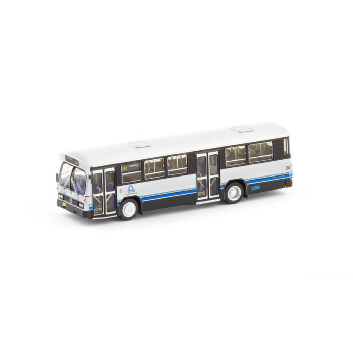 HO Mercedes-Benz O305 MkII Bus State Transit Sydney Silver/Blue "Silver Service" State Transit Logo