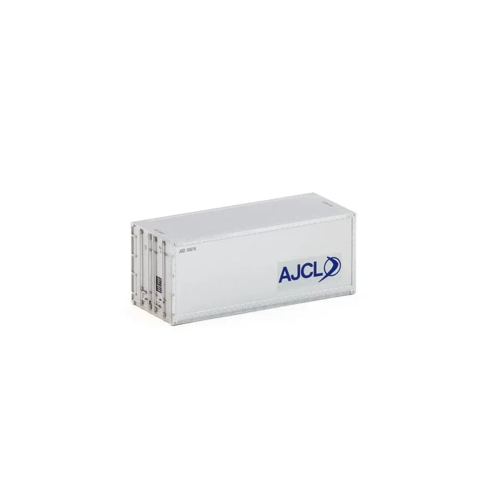 HO 20ft Smooth Side Container AJCL 2pk