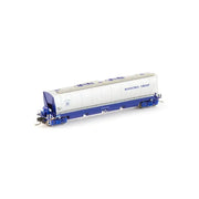 N MGFH Flour Hopper Manildra Group Blue/Silver Single Wagon