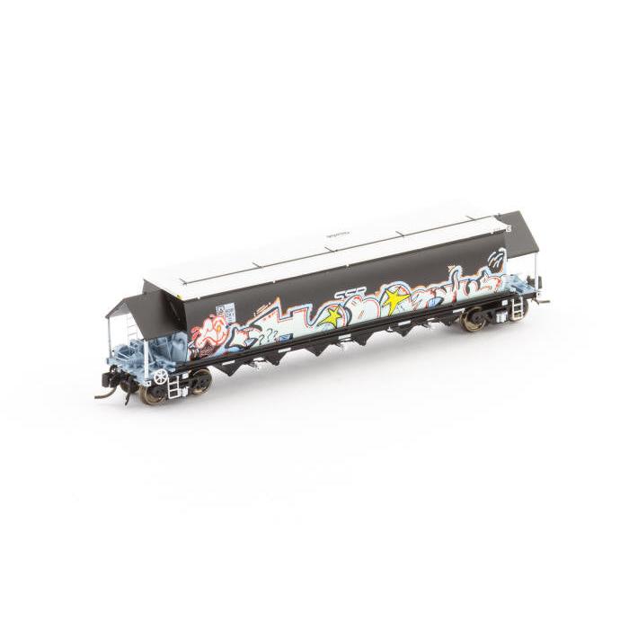 N BGVF 1328Y Grain Hopper SSR Black with SSR Logo & Graffiti