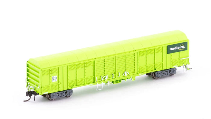 N RLSY Louvred Van Sadleirs Logistics Green