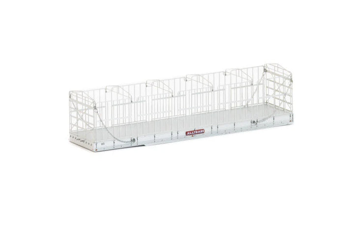 HO Caged Trailer Alltrans Silver with Alltrans Logos BV-5 2pk