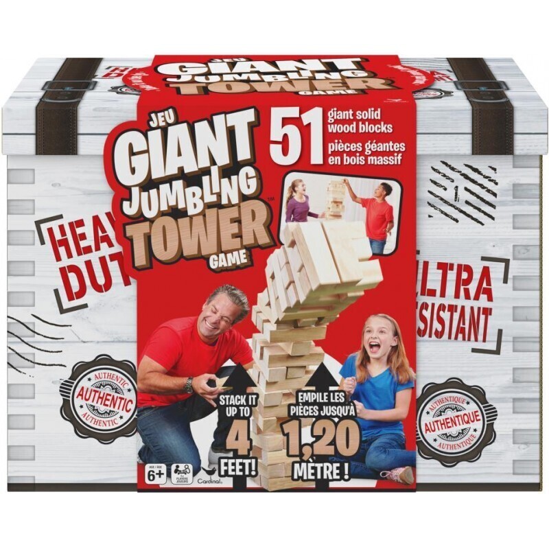 Classic Games Giant Jumbling Tower in Crate