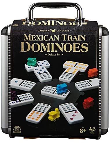 Classic Games Mexican Train Dominoes in Carry Case