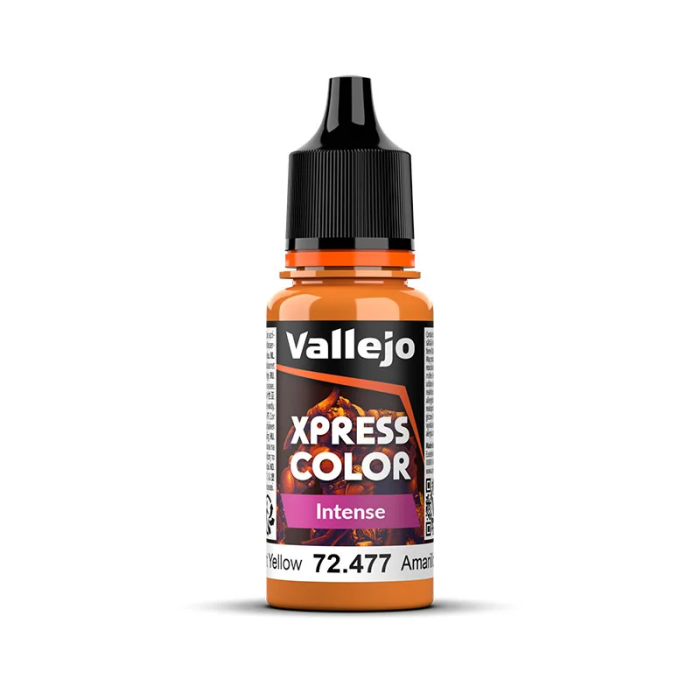Vallejo Xpress Color Intense Dreadnought Yellow 18 ml Acrylic Paint