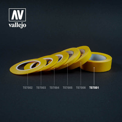 Vallejo T07001 Tools Precision Masking Tape 18mmx18m  Single Pack