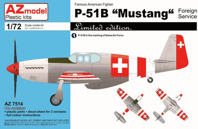1/72 P-51B Mustang Foreign