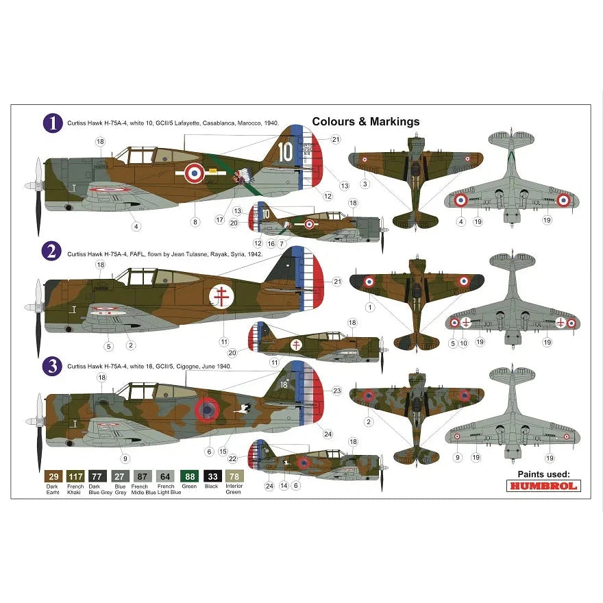 1/72 Curtiss Hawk H-75A-4 – Hobbyco