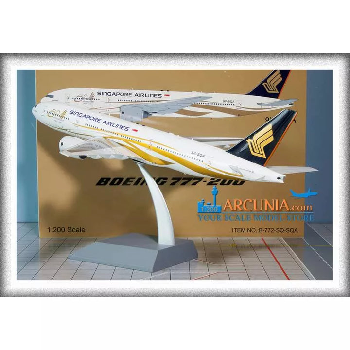 B-models 1:200 シンガポール航空 B777-200 9V-SQA for B-models for Singapore Airlines for Boeing B777-200 9V-SQA 1