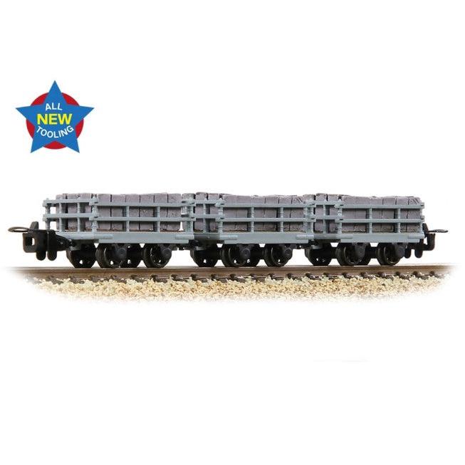 image1_OO9 Dinorwic Slate Wagons with Sides 3-Pack Grey [WL]