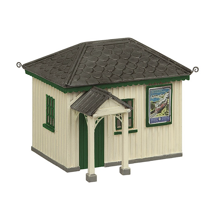 OO-9 Narrow Gauge Platform Waiting Green & Cream