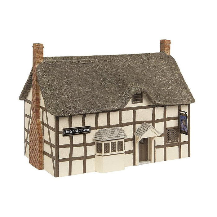 OO Thatched Tavern Brown & Cream