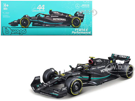 1/24 Mercedes 2023 AMG F1 W14 #44 Lewis Hamilton with Helmet and Showcase