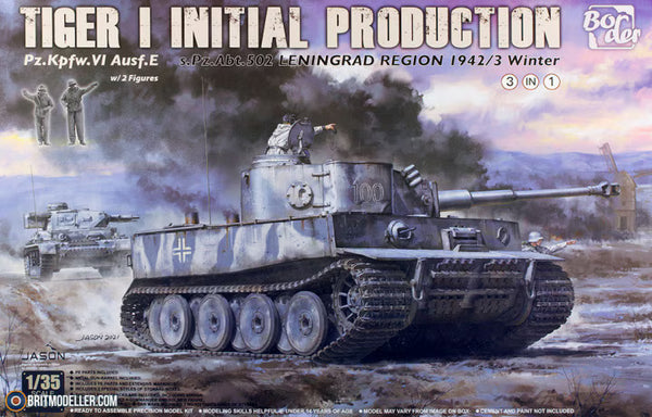image1_1/35 Tiger I Initial Production Plastic Model Kit