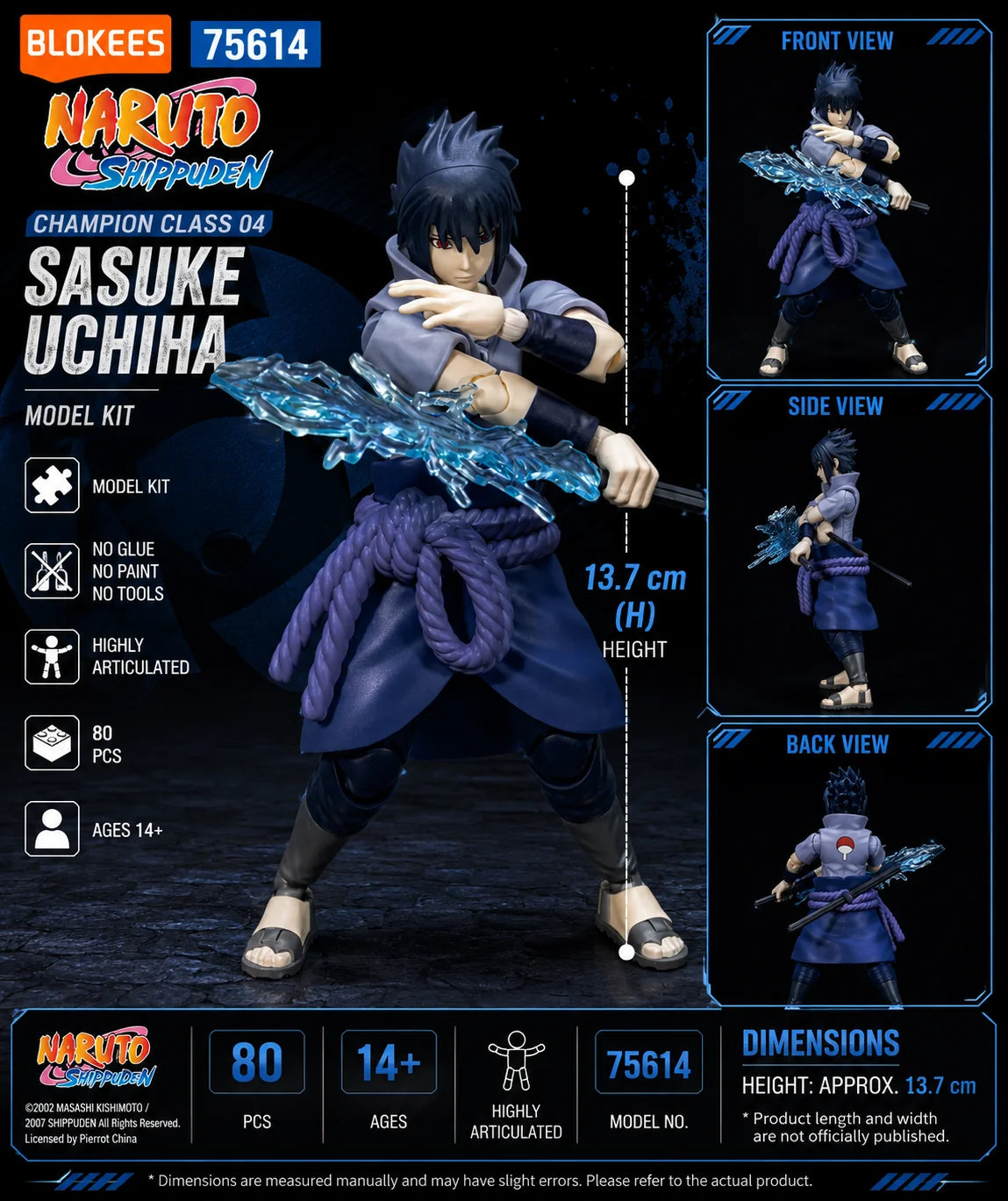 Naruto Shippuden CC04 Sasuke Uchiha Champion Class